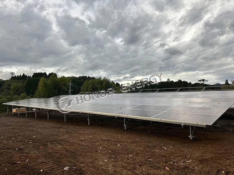 Jepang Kyushu 650KW Proyek wis rampung