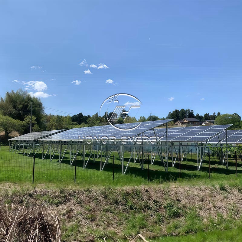 Napa Gunung Lahan Pertanian Solar Tipe Multiple Row Dadi Pilihan Paling Apik kanggo Proyek Agrivoltaik Modern