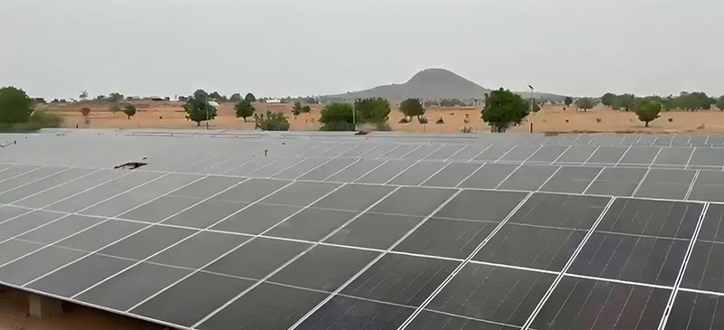 Kasil Ngirim Proyek Pemasangan Solar 1.6MW ing Afrika