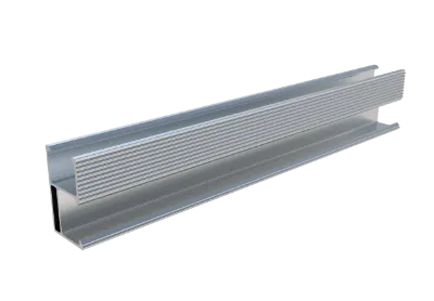Panjaluk Pasar Kuat kanggo Rel Tipe R Aluminium Solar