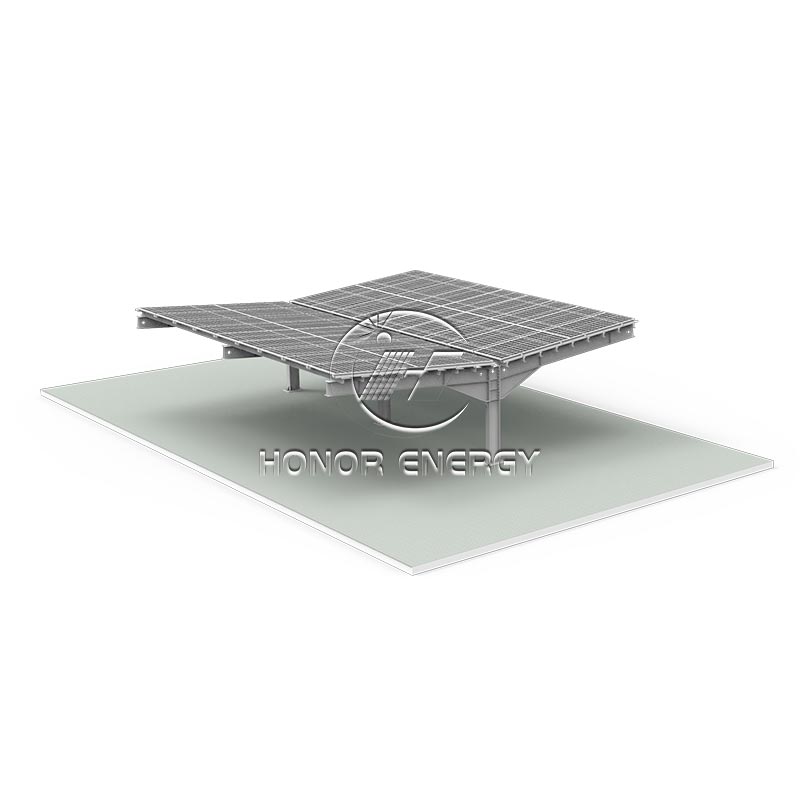 Gunung carport solar double Wing