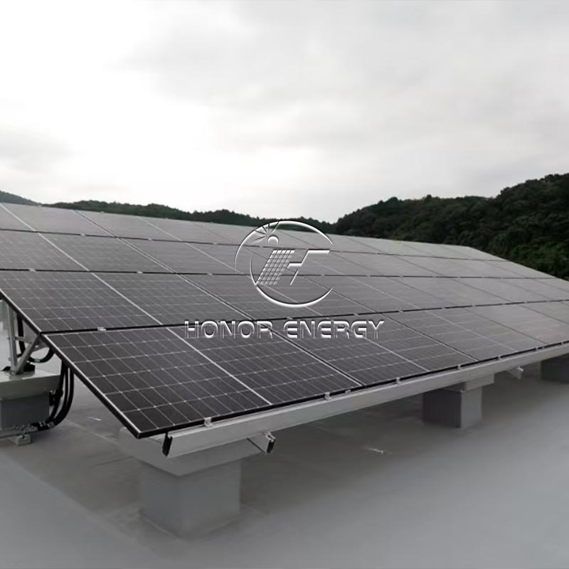 Konkrit Gunung Aluminium Solar Solar