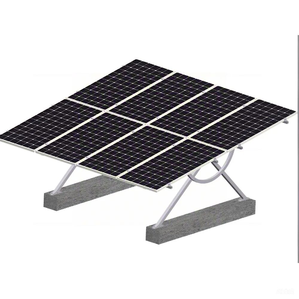 Gampang-Operasi Manual Tilt-Adjustable Carbon Steel Ground Mount