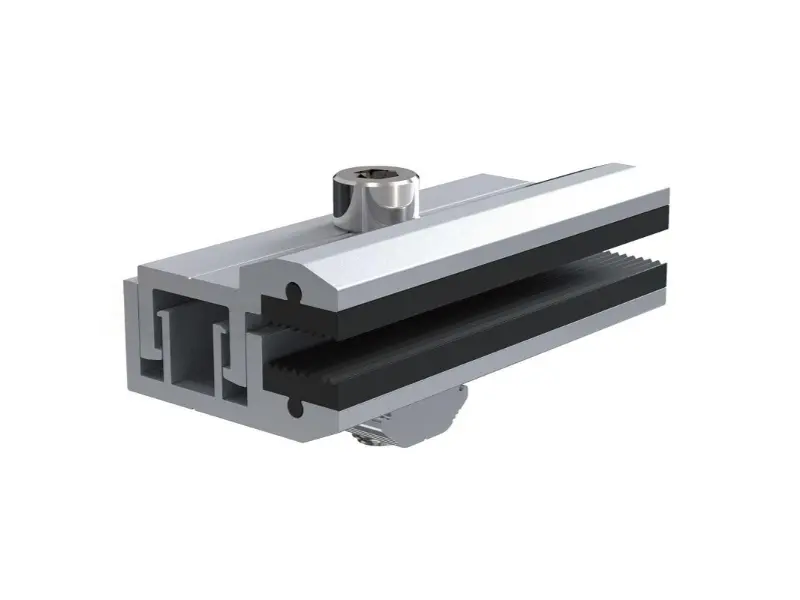 thin film solar end clamp for PV solar panel 