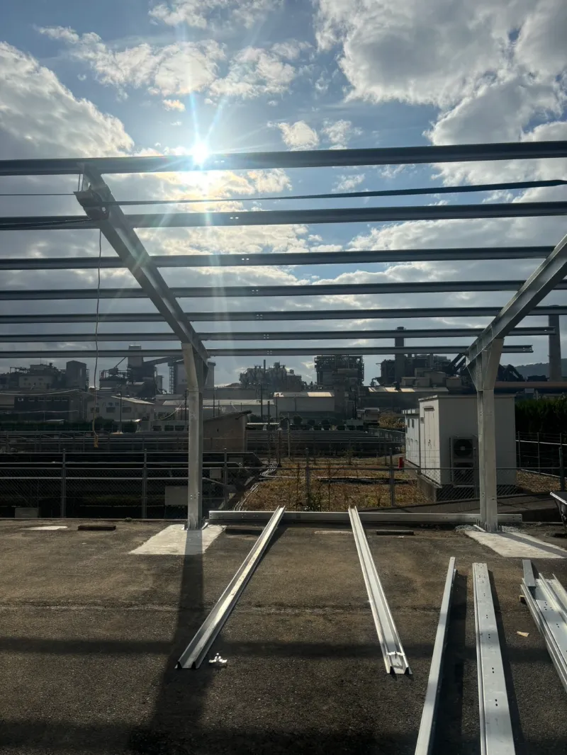 Carport Solar Kolom Tunggal